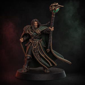 Señalero de la Tribu Piel Negra / Miniaturas de resina 16k / 28 mm 32 mm para juegos de guerra de mesa / Sin pintar imagen 1