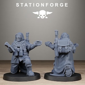 Fanteria d'assedio Freeguard / Miniature in resina 16k Station Forge / 28 mm 32 mm Wargaming da tavolo / Non dipinte immagine 2