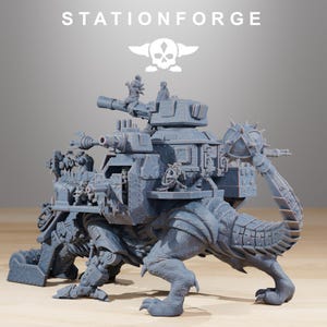 Orks Orkaz Run Rolla | Station Forge 16k Resin Miniatures | 28mm 32mm Tabletop Wargaming | Unpainted image 5
