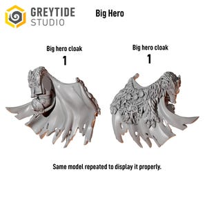 Primal Hounds - Big Armor Hero Pack - 16k Resin - GreyTide Studio - Wolves / Space Warriors / Bitz / Tabletop / Wargaming / Grimdark 画像 4