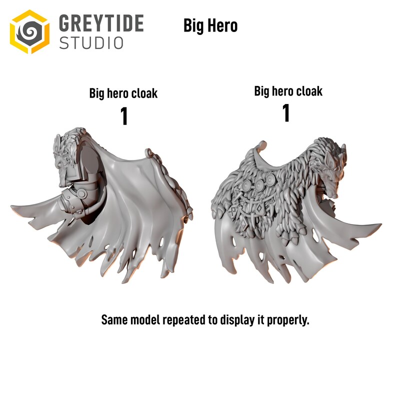 Primal Hounds - Big Armor Hero Pack - 16k Resin - GreyTide Studio - Wolves / Space Warriors / Bitz / Tabletop / Wargaming / Grimdark 画像 4