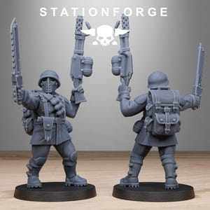 Freeguard Builder Kit | Station Forge 16k Resin Miniatures | 28mm 32mm Tabletop Wargaming | Unpainted image 7