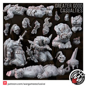 Coalition Casualties | 16k Resin Miniatures | 28mm 32mm Tabletop Wargaming | Unpainted image 3