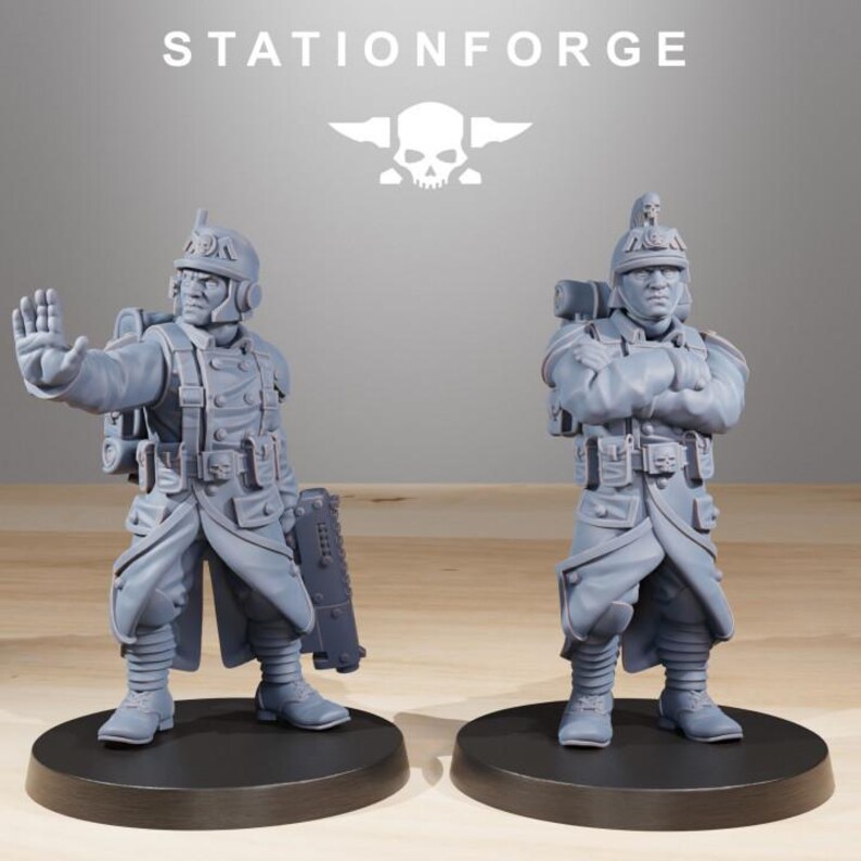 Grimguard Builder Kit | Station Forge 16k Resin Miniatures | 28mm 32mm Tabletop Wargaming | Unpainted image 8