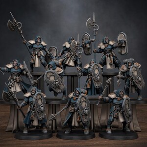 Vodalites Purifiers | Station Forge 16k Resin Miniatures | 28mm 32mm Tabletop Wargaming | Unpainted image 1