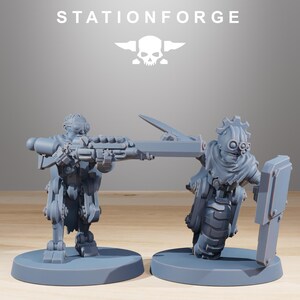 Aasetershalflingen | Station Forge 16k Resin Miniatures | 28 mm 32 mm Tafelbladoorlogsspellen | Ongeverfd afbeelding 7