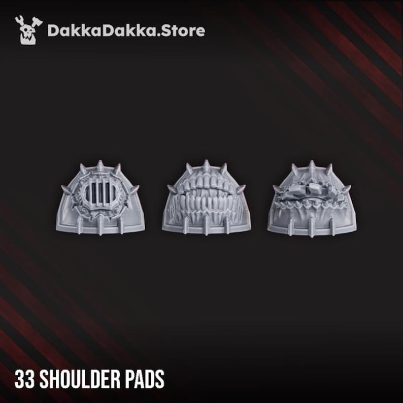 Cursed Bone Shredders Squad – 16K Resin Miniatures (28mm 32mm Wargaming) image 8
