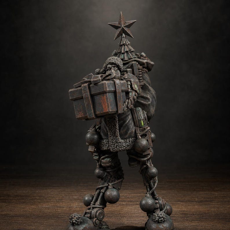 Scavenger Festive Wayfarer | Station Forge 16k Resin Miniatures | 28mm 32mm Tabletop Wargaming | Unpainted image 1