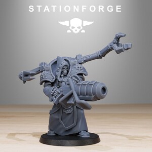 Plünderer-Infanterie (Volatiles) | Station Forge 16k Resin-Miniaturen | 28 mm/32 mm Tabletop-Wargaming | Unbemalt Bild 5