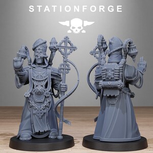 Scavenger Lectern Walker | Station Forge 16k Resin Miniatures | 28mm 32mm Tabletop Wargaming | Unpainted image 4