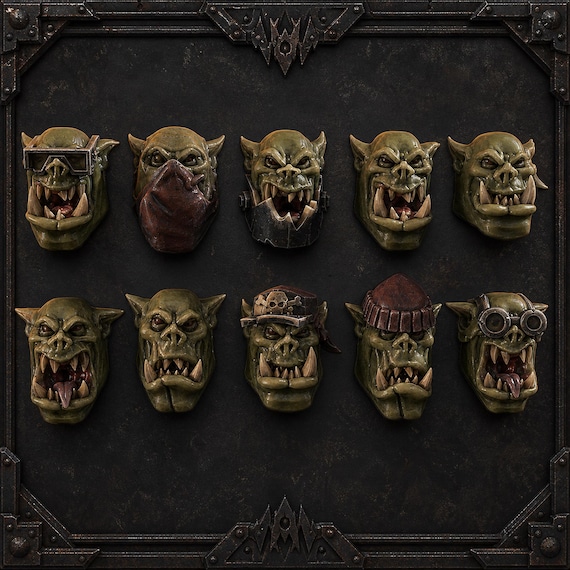Orc Heads Pack 1 - Orc Bits Kit