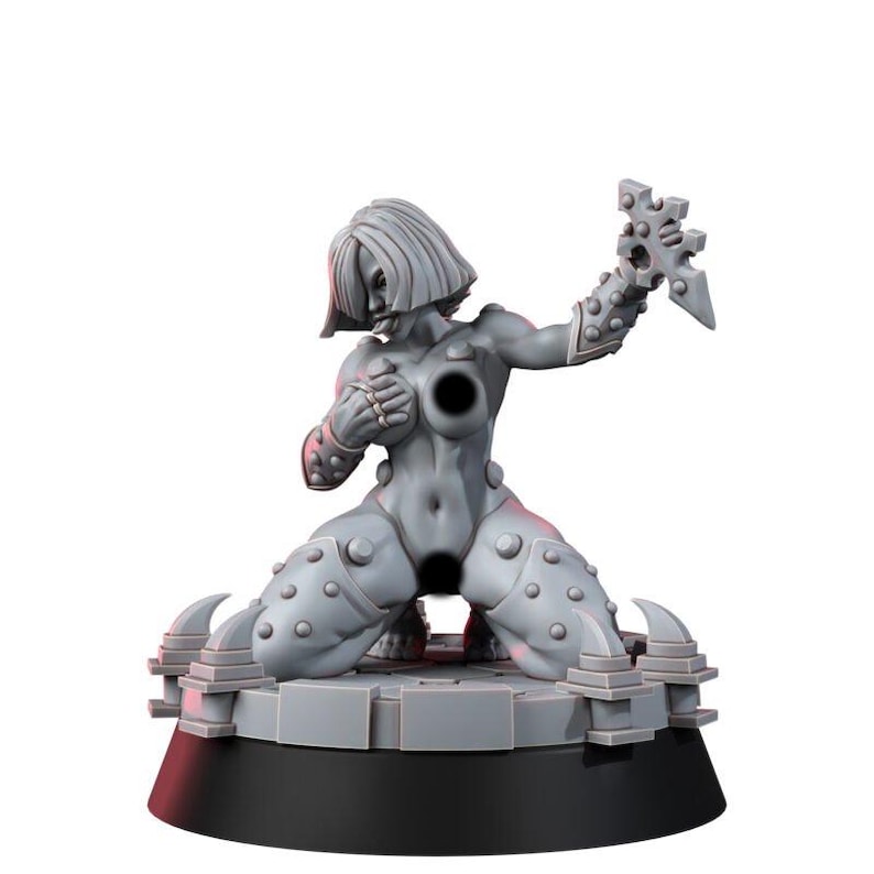 Sisters In Heresy Start Of The Curse | 16k Resin Miniatures | 28mm 32mm Tabletop Wargaming | Unpainted image 2