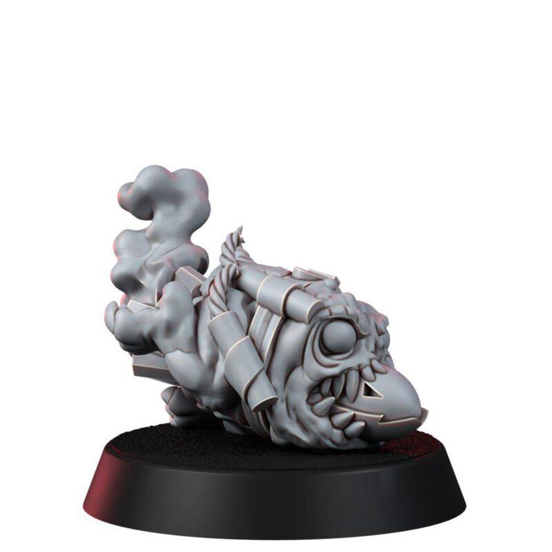 Ork Kan Krakkas T2 | 16k Resin Miniatures | 28mm 32mm Tabletop Wargaming | Unpainted image 8
