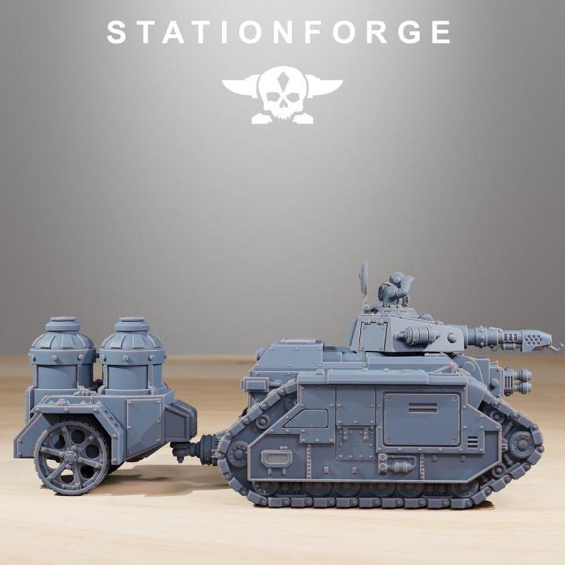 Grimguard Flame Tan | Station Forge 16k Figurines en résine | 28 mm 32 mm Jeux de figurines | Non peintes image 7