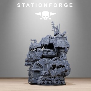 Orks Orkaz Gognauts | Station Forge 16k Resin Miniatures | 28mm 32mm Tabletop Wargaming | Unpainted image 5