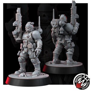 Wargame Exclusive June Bounty | 16k Resin Miniatures | 28mm 32mm Tabletop Wargaming | Unpainted image 4