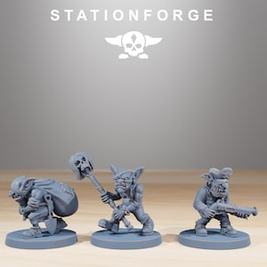 Gobs Pirates | Station Forge 16k Resin Miniatures | 28mm 32mm Tabletop Wargaming | Unpainted image 9