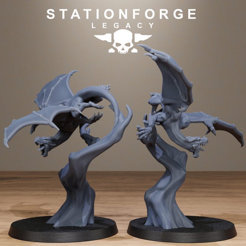 Solaris Dragon Squad | Station Forge 16k Resin Miniatures | 28mm 32mm Tabletop Wargaming | Unpainted image 4