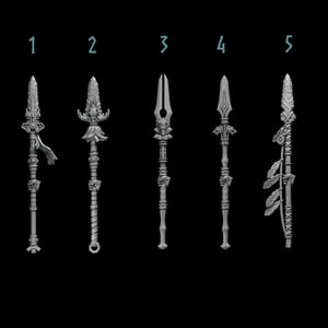 Primal Hounds - Spears - 16k Resin - GreyTide Studio - Wolves / Space Warriors / Bitz / Tabletop / Wargaming / Grimdark imagen 2