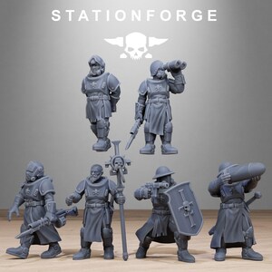 Royal Guard Artillery | Station Forge 16k Resin Miniatures | 28mm 32mm Tabletop Wargaming | Unpainted image 7
