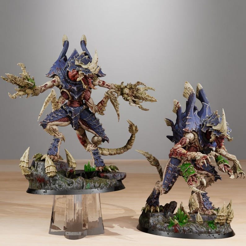 Xenarid Devourers | Station Forge 16k Resin Miniatures | 28mm 32mm Tabletop Wargaming | Unpainted image 1