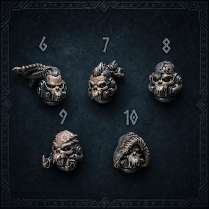 Sabuesos primigenios - Cabezas n.° 2 - Resina de 16k - GreyTide Studio - Lobos / Guerreros espaciales / Piezas / Juegos de mesa / Juegos de guerra / Grimdark imagen 1
