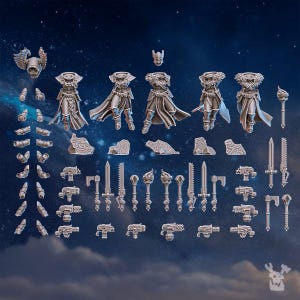 Kit de construction Valkyrie des Sœurs Stormpride | Figurines en résine 16k | 28 mm et 32 mm | Jeu de figurines | Non peintes image 3