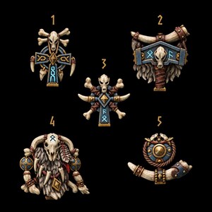 Primal Hounds - Decorations - 16k Resin - GreyTide Studio - Wolves / Space Warriors / Bitz / Tabletop / Wargaming / Grimdark imagen 2