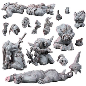 Coalition Casualties | 16k Resin Miniatures | 28mm 32mm Tabletop Wargaming | Unpainted image 2