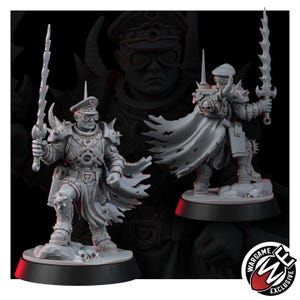 Renegades Of Excess Dominar | 16k Resin Miniatures | 28mm 32mm Tabletop Wargaming | Unpainted image 4