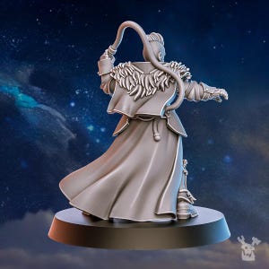 Blackhide Tribe Beastmaster | 16k Resin Miniatures | 28mm 32mm Tabletop Wargaming | Unpainted image 5