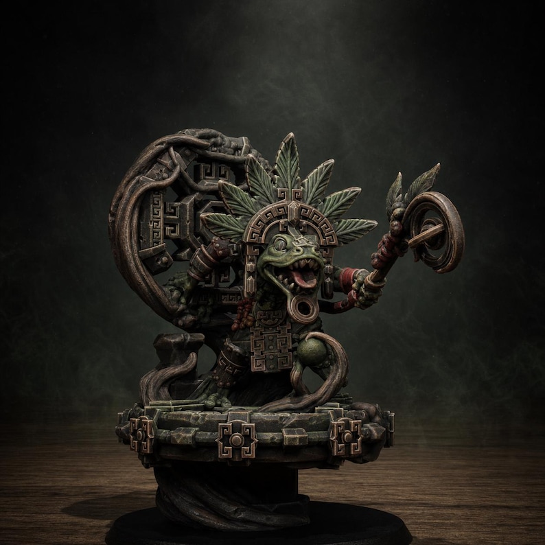 Legacy Bogkin Swamp Shaman | Station Forge 16k Resin Miniatures | 28mm 32mm Tabletop Wargaming | Unpainted image 1