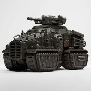 Heavy Armored Assault Vehicle | 16k Resin Miniatures | 28mm 32mm Tabletop Wargaming | Unpainted image 1