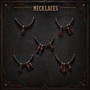 Seigneurs Cramoisis - Ornement de collier - Résine 16 carats - GreyTide Studio - Sang / Guerriers de l'espace / Pièces détachées / Jeux de plateau / Jeux de guerre / Grimdark image 1