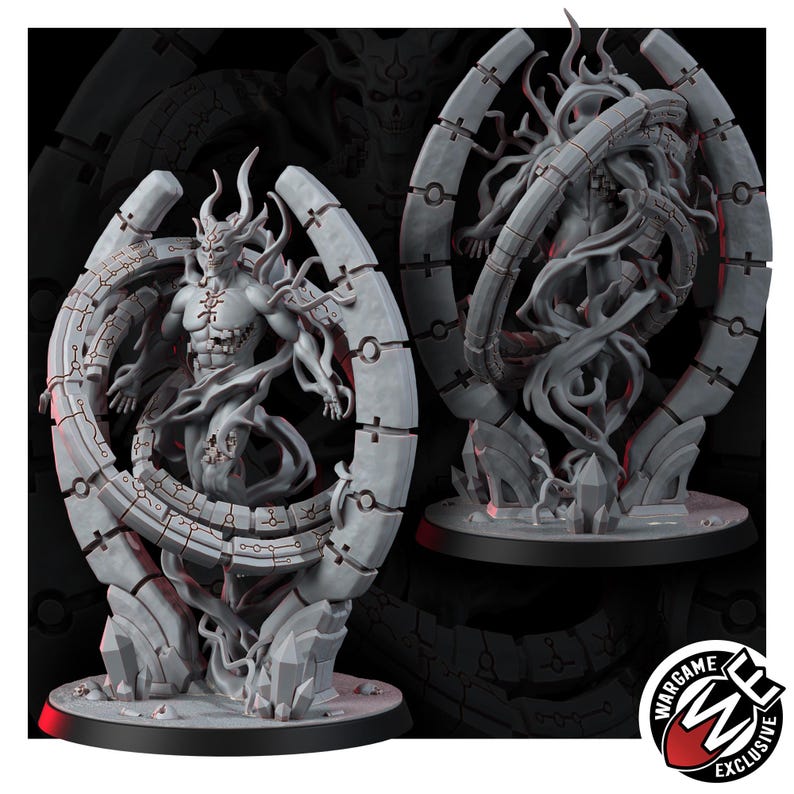 Necrocyborg Void Ascendant | 16k Resin Miniatures | 28 mm 32 mm Tabletop Wargaming | Ongeverfd afbeelding 4