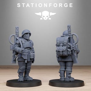 Freeguard Builder Kit | Station Forge 16k Resin Miniatures | 28mm 32mm Tabletop Wargaming | Unpainted image 8