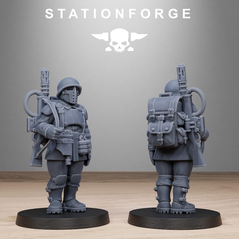 Freeguard Builder Kit | Station Forge 16k Resin Miniatures | 28mm 32mm Tabletop Wargaming | Unpainted image 8