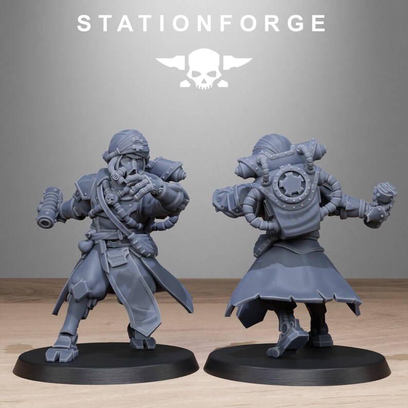 Carroñeros Abrasadores / Miniaturas de resina Station Forge 16k / 28 mm 32 mm Juegos de guerra de mesa / Sin pintar imagen 6