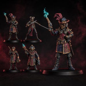 The Dashing Nebula Syndicate | 16k Resin Miniatures | 28mm 32mm Tabletop Wargaming | Unpainted image 1