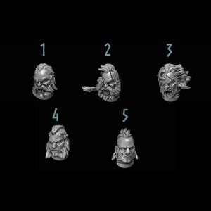 Primal Hounds – Köpfe #1 – 16k Resin – GreyTide Studio – Wölfe / Weltraumkrieger / Einzelteile / Tabletop / Wargaming / Düstere Dunkelheit Bild 2