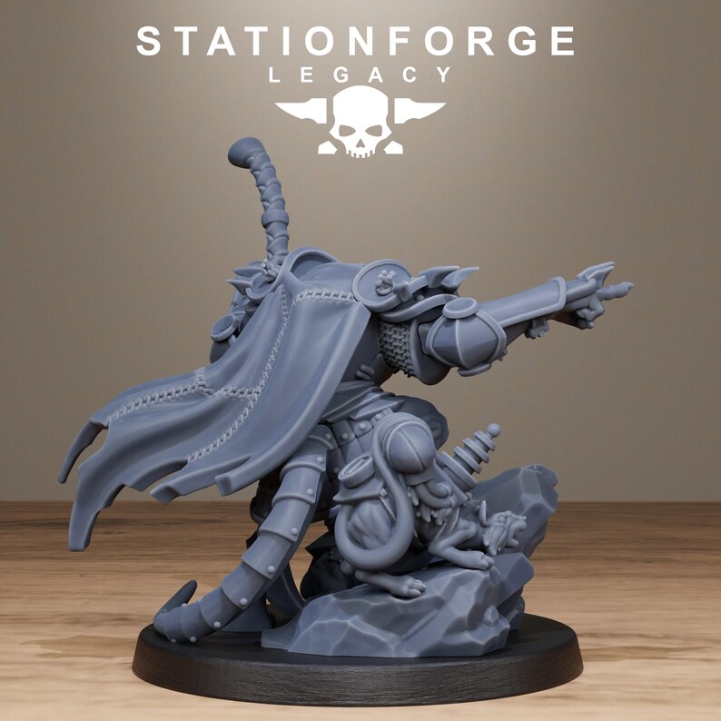 Legacy Rotfang Master / Station Forge Miniature in resina 16k / 28 mm 32 mm Wargaming da tavolo / Non dipinte immagine 5