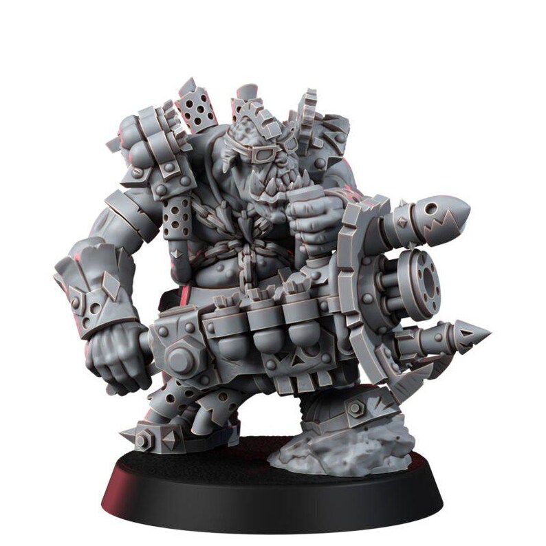 Ork Diel Krakkas / Miniaturas de resina 16k / 28 mm 32 mm Juegos de guerra de mesa / Sin pintar imagen 4