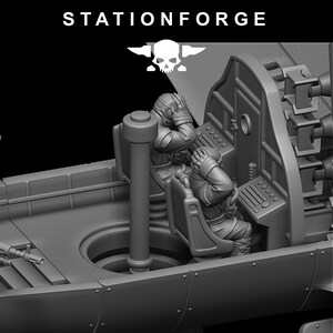 Grimguard Bomber | Station Forge 16k Resin Miniatures | 28mm 32mm Tabletop Wargaming | Unpainted image 9