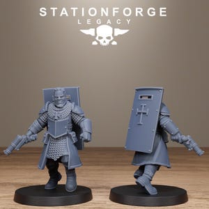Legacy Thorncrest Blasmen | Station Forge 16k Resin Miniatures | 28mm 32mm Tabletop Wargaming | Unpainted image 7