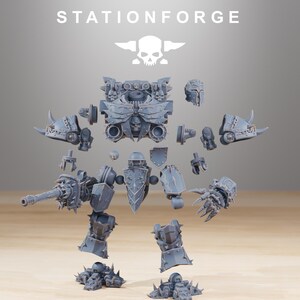 Pythonicus Defender MK2 | Station Forge 16k Resin Miniatures | 28mm 32mm Tabletop Wargaming | Unpainted image 7