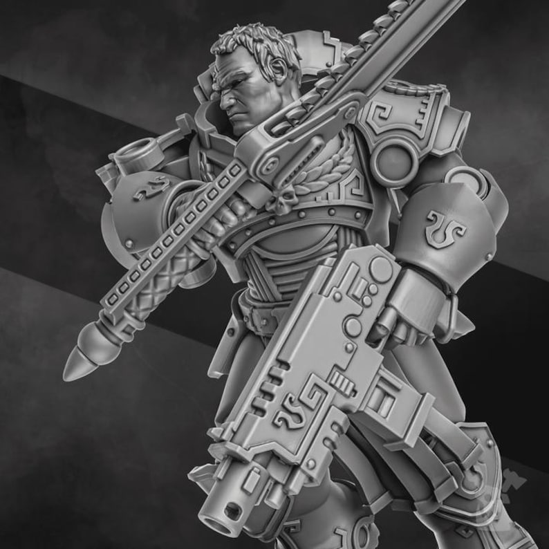 Caelus | 16k Resin Miniatures | 28mm 32mm Tabletop Wargaming | Unpainted image 2
