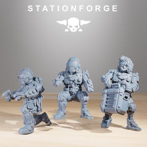 Scavenger Cutlass | Station Forge 16k Resin Miniatures | 28mm 32mm Tabletop Wargaming | Unpainted image 7