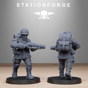 Freeguard Builder Kit | Station Forge 16k Resin Miniatures | 28mm 32mm Tabletop Wargaming | Unpainted image 10