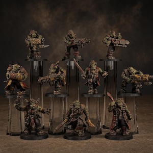 Orks Orkaz Pirates | Station Forge 16k Resin Miniatures | 28mm 32mm Tabletop Wargaming | Unpainted image 1