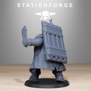 Grimguard Mutantstein | Station Forge 16k Resin Miniatures | 28mm 32mm Tabletop Wargaming | Unpainted image 4
